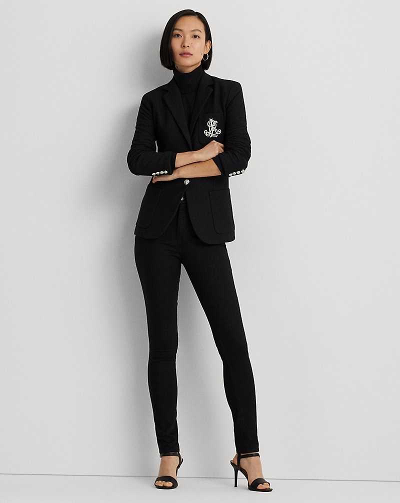 Blazers Ralph Lauren Bullion Jacquard Mujer Negros | CJWGVMH-37 - vista 3