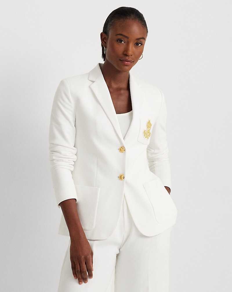 Blazers Ralph Lauren Bullion Jacquard Mujer Blancos | ESAFXHO-65 - vista 1