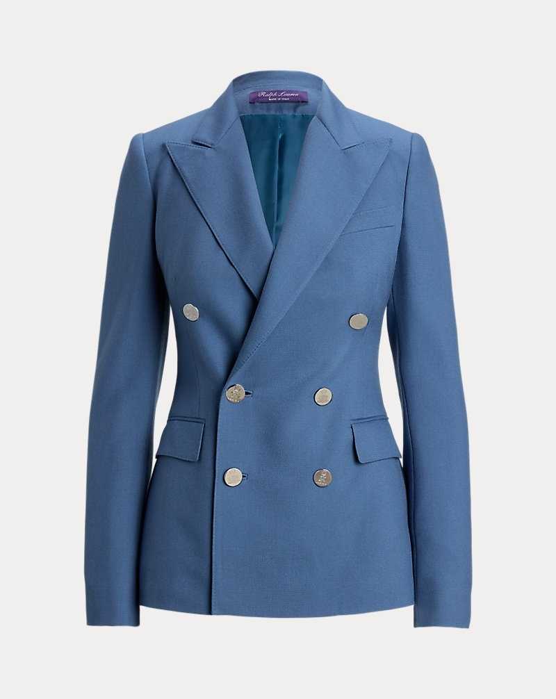 Blazers Ralph Lauren Camden Cashmere Mujer Azules | WQZSVON-83 - vista 2