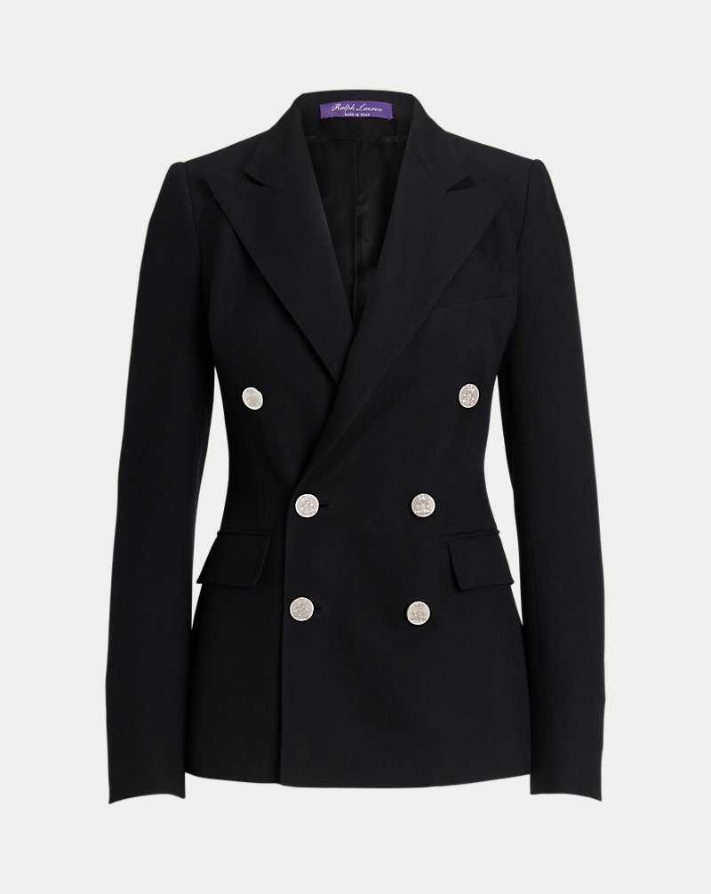 Blazers Ralph Lauren Camden Cashmere Mujer Negros | WXCIOBP-03 - vista 2
