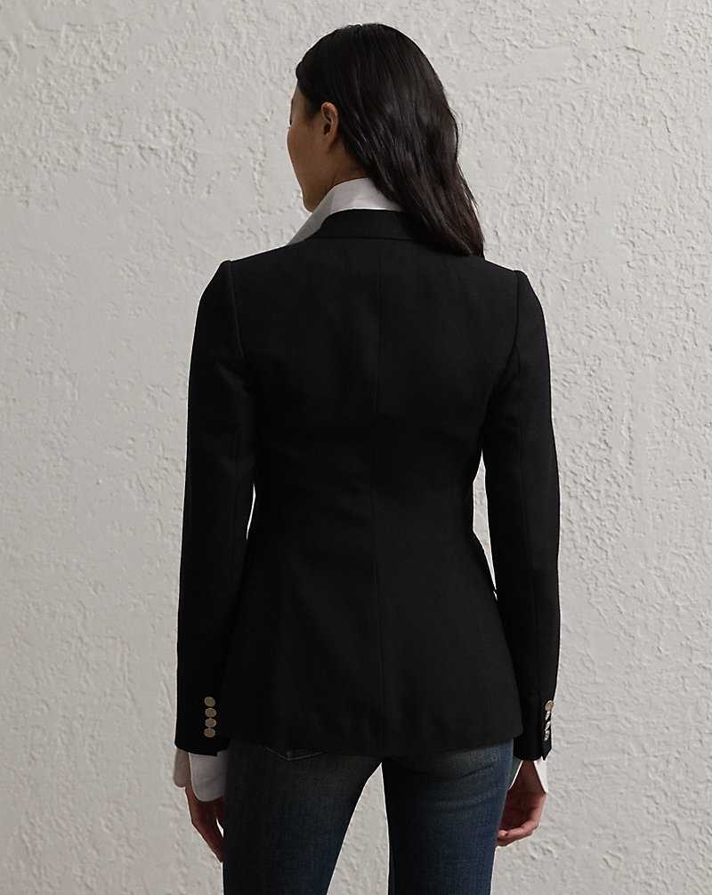 Blazers Ralph Lauren Camden Cashmere Mujer Negros | WXCIOBP-03 - vista 4