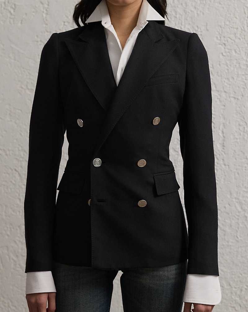 Blazers Ralph Lauren Camden Cashmere Mujer Negros | WXCIOBP-03 - vista 5