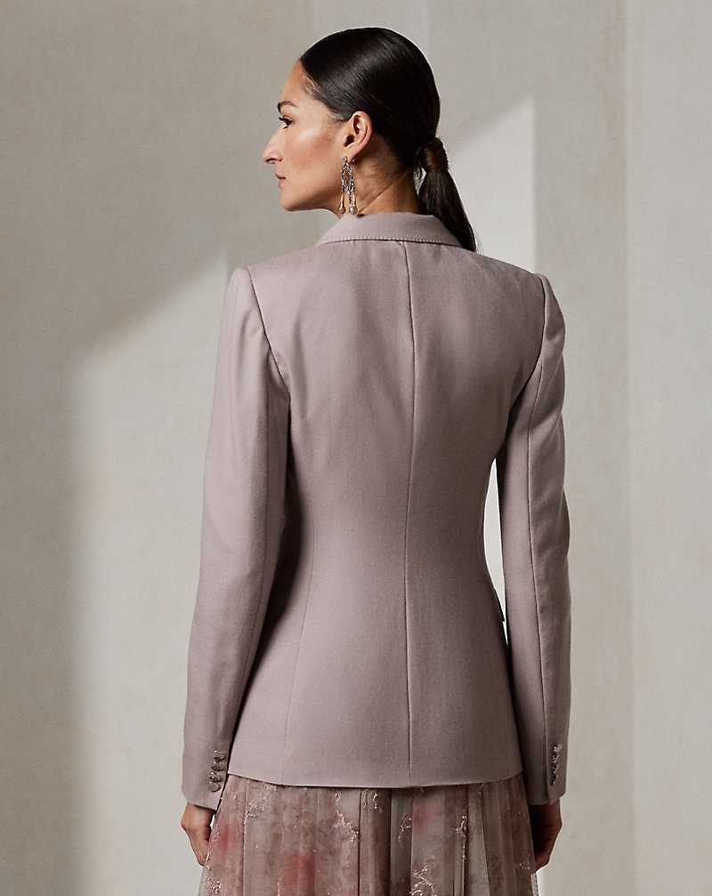 Blazers Ralph Lauren Camden Cashmere Mujer Mauve | WXOEGMC-23 - vista 4
