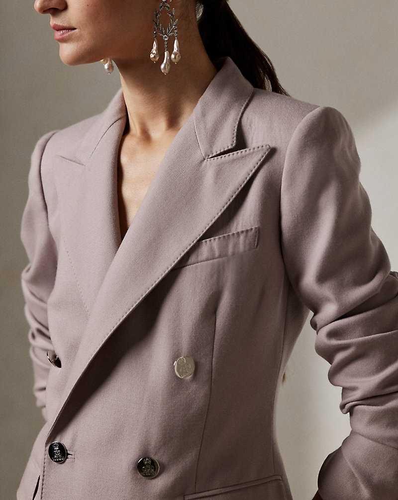 Blazers Ralph Lauren Camden Cashmere Mujer Mauve | WXOEGMC-23 - vista 5