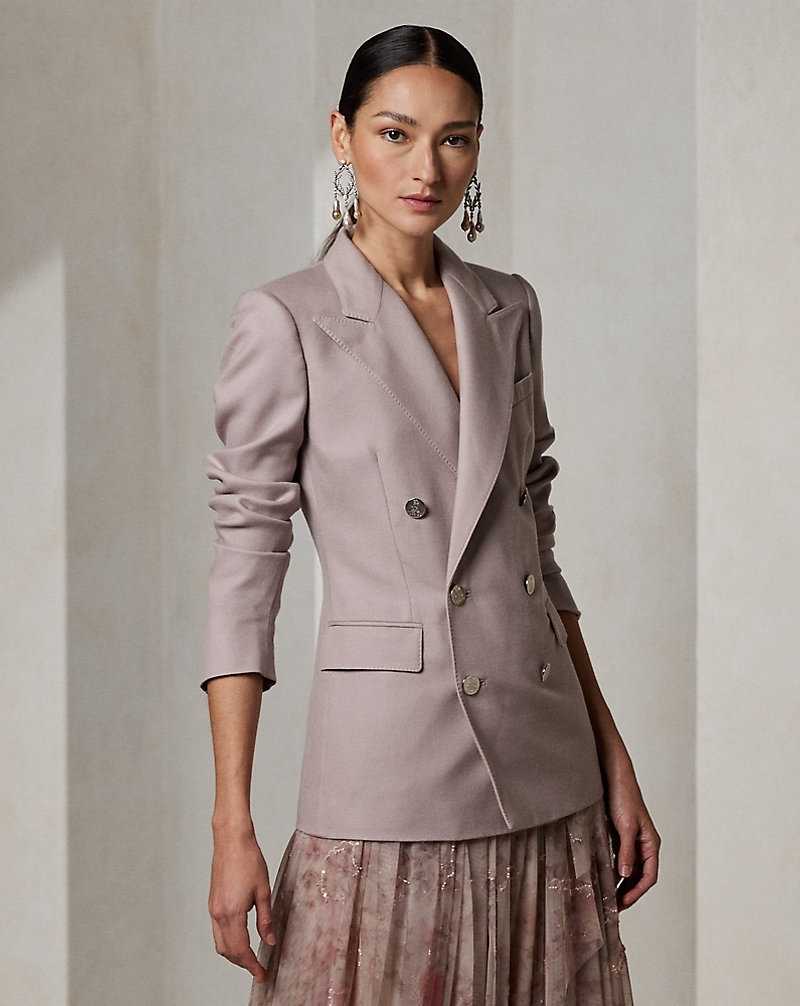 Blazers Ralph Lauren Camden Cashmere Mujer Mauve | WXOEGMC-23 - vista 1
