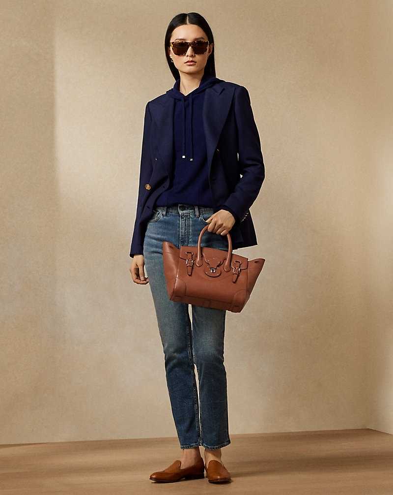 Blazers Ralph Lauren Camden Cashmere Mujer Azul Marino | MWQHKDC-69 - vista 3