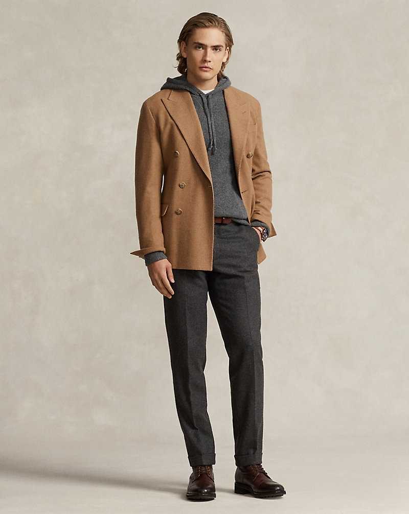 Blazers Ralph Lauren Camel Hair Sport Hombre Camel | LYBUPVN-89 - vista 3