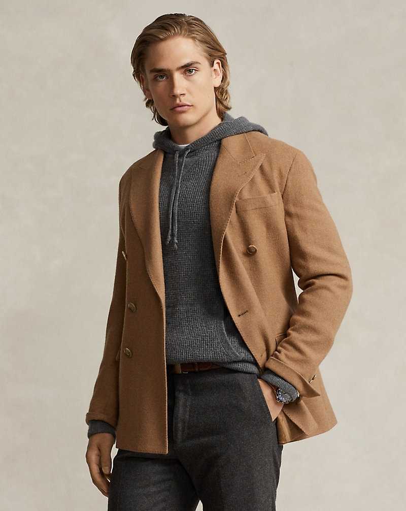 Blazers Ralph Lauren Camel Hair Sport Hombre Camel | LYBUPVN-89 - vista 1