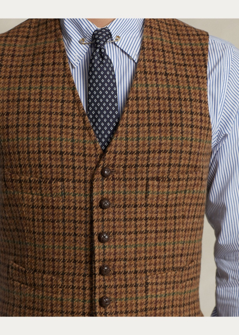 Blazers Checked Lana Tweed Vest Hombre Multicolor | CUIS69284 - vista 2