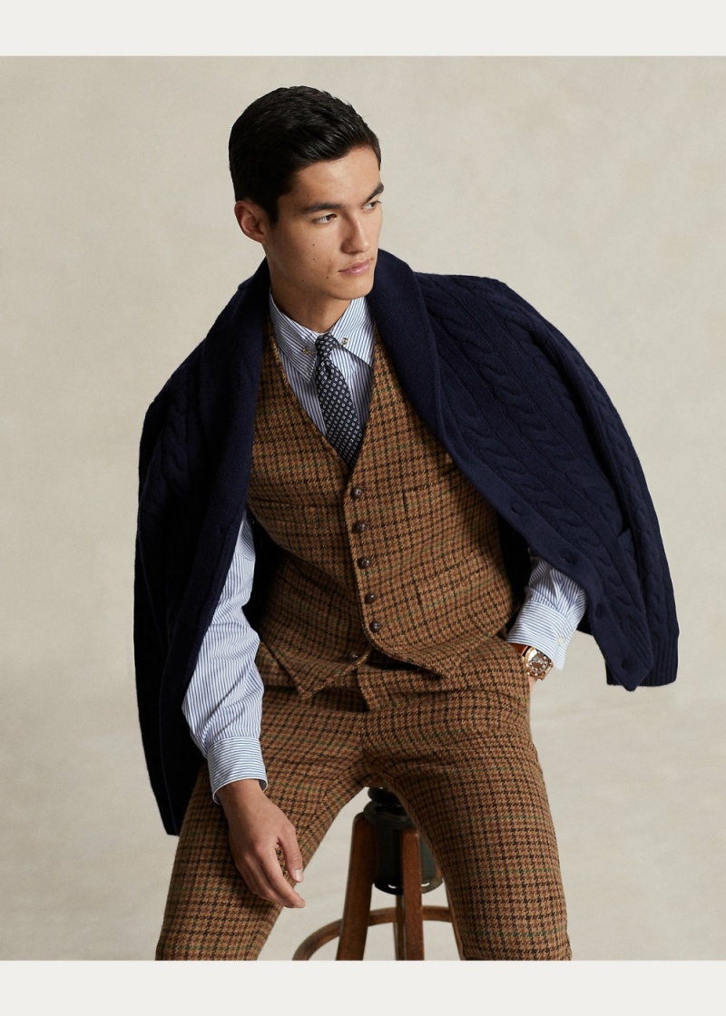 Blazers Checked Lana Tweed Vest Hombre Multicolor | CUIS69284 - vista 3