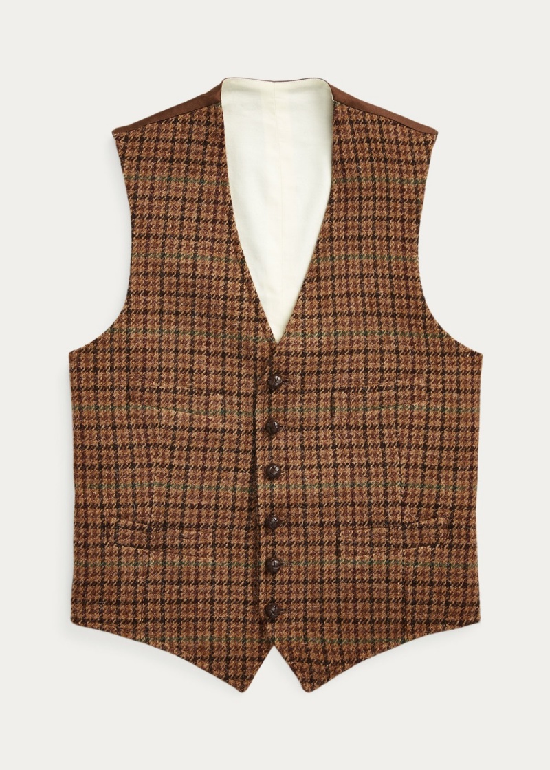 Blazers Checked Lana Tweed Vest Hombre Multicolor | CUIS69284 - vista 4