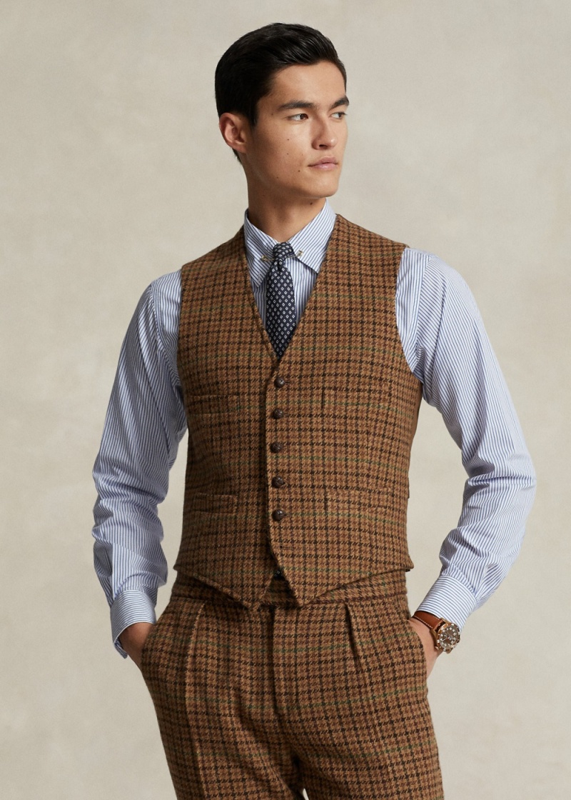 Blazers Checked Lana Tweed Vest Hombre Multicolor | CUIS69284 - vista 1
