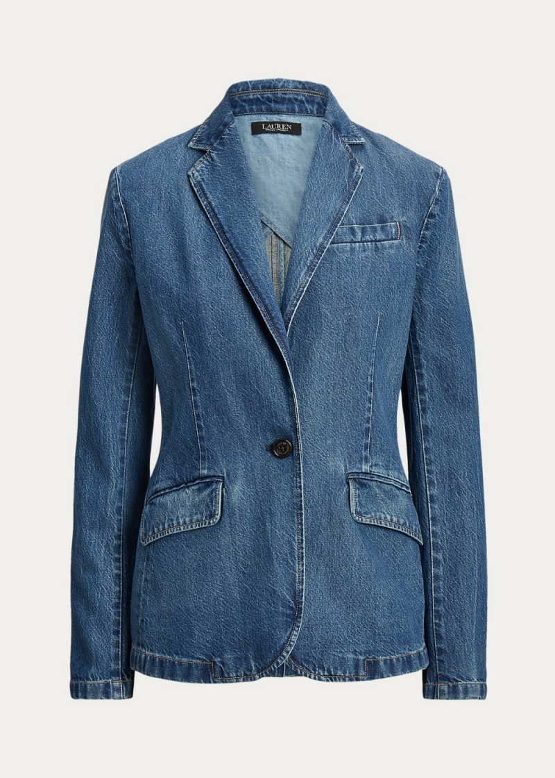 Blazers Denim Mujer Azules | ASXR74953 - vista 2