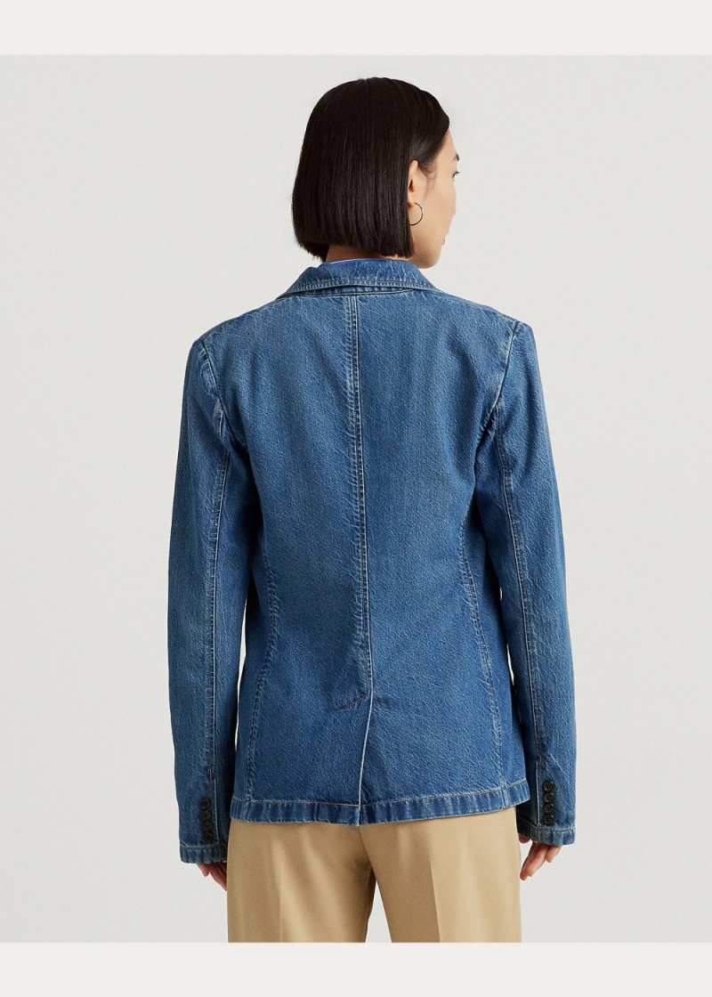 Blazers Denim Mujer Azules | ASXR74953 - vista 3