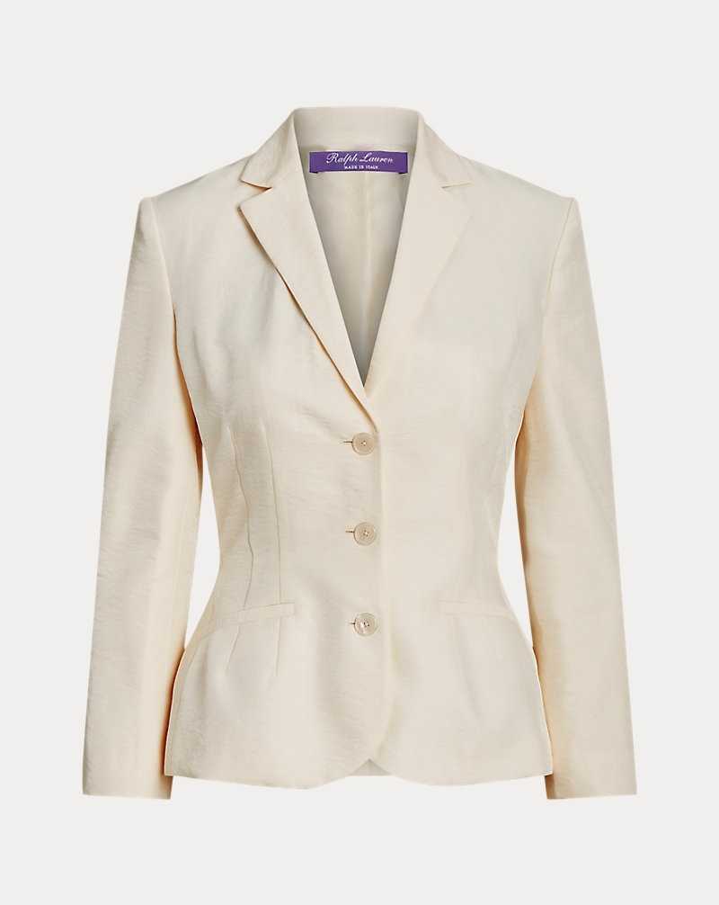 Blazers Ralph Lauren Elitsa Glossy Mujer Butter | GHYOUEQ-68 - vista 2