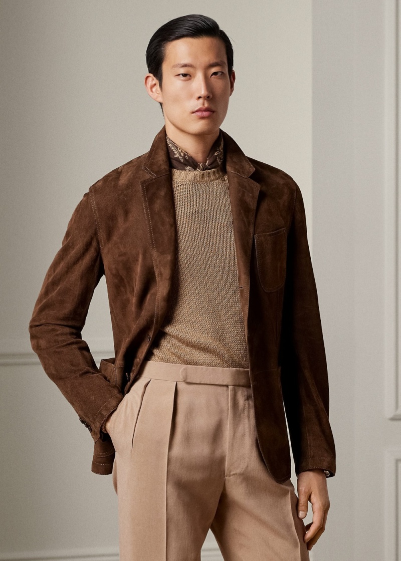 Blazers Gamuza Deporte Hombre Marrom | YAVH68023 - vista 1