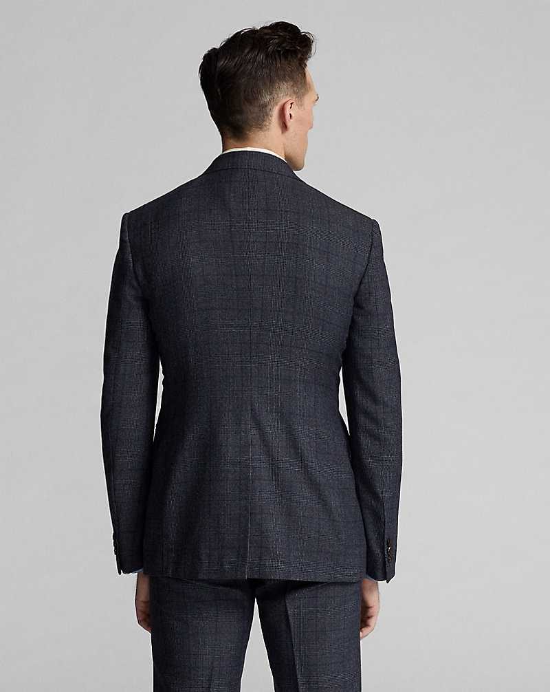 Blazers Ralph Lauren Glen Plaid Twill Hombre Azules | QXDGSLW-15 - vista 4
