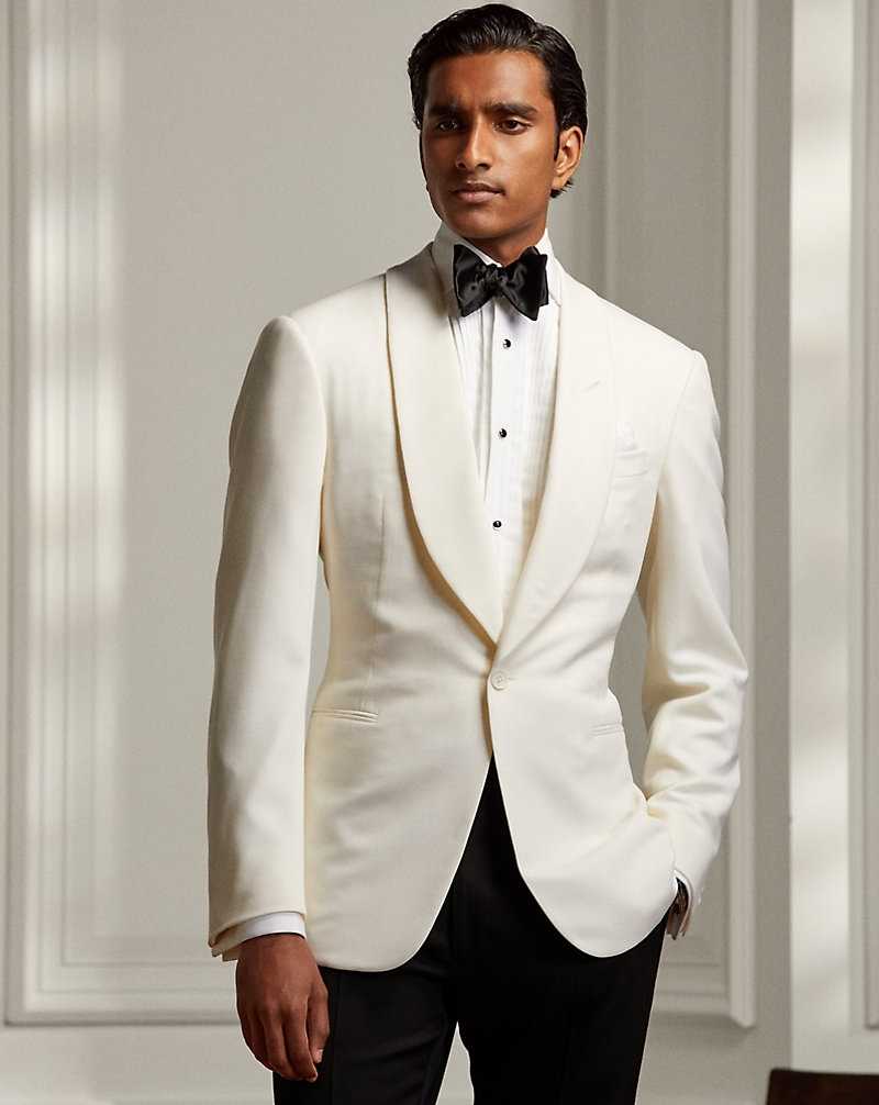 Blazers Ralph Lauren Gregory Handmade Wool Dinner Hombre Creme | UIHRPOK-72 - vista 1