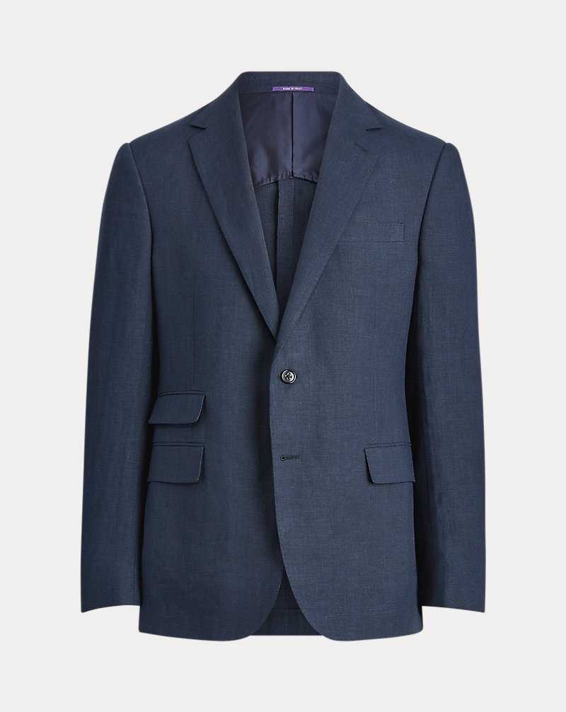 Blazers Ralph Lauren Gregory Linen Sport Hombre Azul Marino Oscuro | YFSRLHK-75 - vista 2