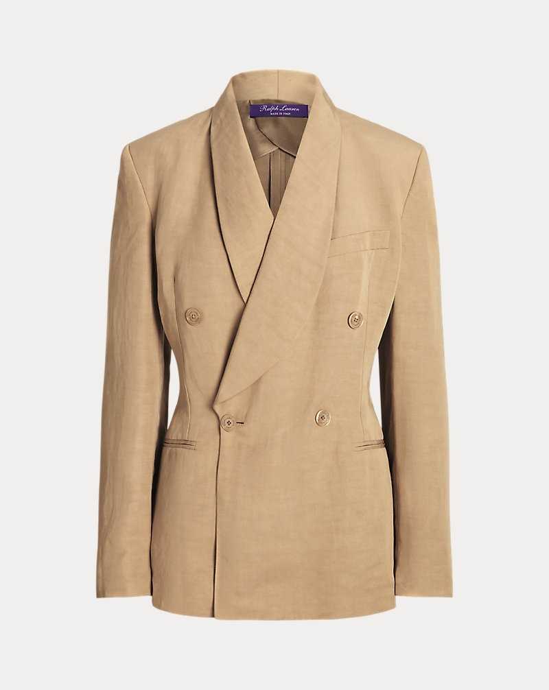 Blazers Ralph Lauren Gregory Linen-Blend Mujer Clay | HXWEJIB-98 - vista 2