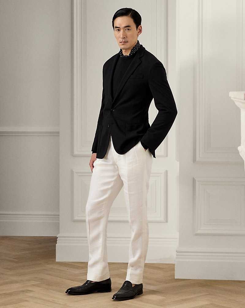 Blazers Ralph Lauren Hadley Hand-Tailored Wool Hombre Negros | ZTDYFHJ-19 - vista 3