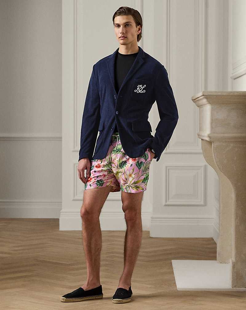 Blazers Ralph Lauren Hadley Hand-Tailored Terry Hombre Azul Marino | QPXSCZH-30 - vista 3