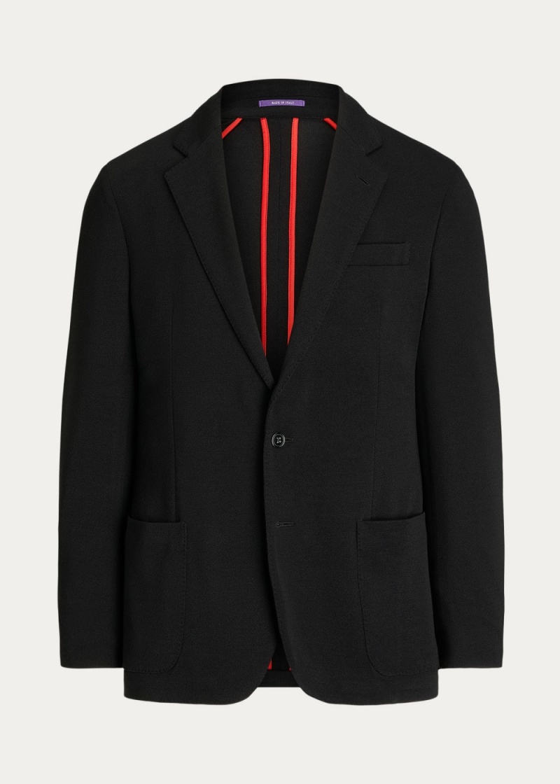 Blazers Hadley Hand-Tailored Lana Deporte Hombre Negros | HLSY69052 - vista 1
