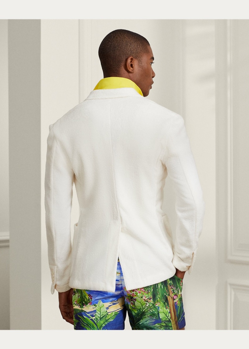 Blazers Hadley Monogram Terry Hombre Blancos | KPWS62418 - vista 5