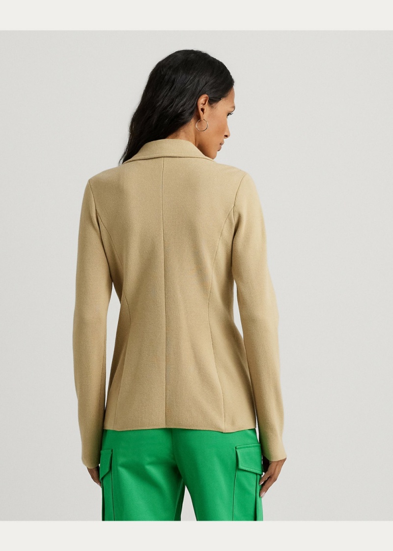 Blazers Hebilla-Trim Algodon-Blend Mujer Marrom | PMAV69730 - vista 5