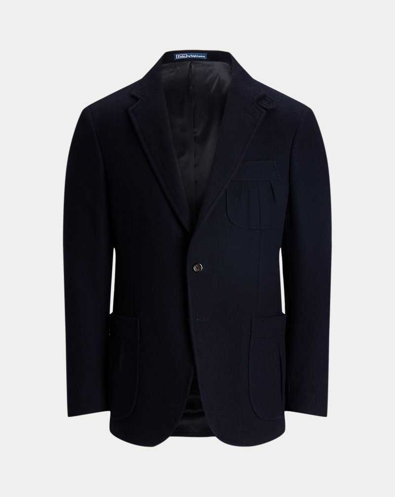 Blazers Ralph Lauren Herringbone Cotton-Blend Sport Hombre Azul Marino | JDMYNEF-09 - vista 2
