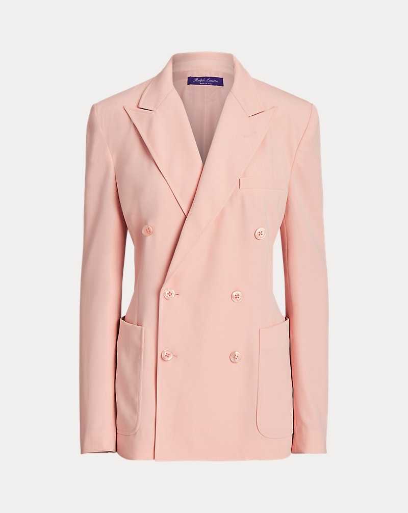 Blazers Ralph Lauren Kayleen Wool Trench Mujer Blush | RPHCWAV-74 - vista 2