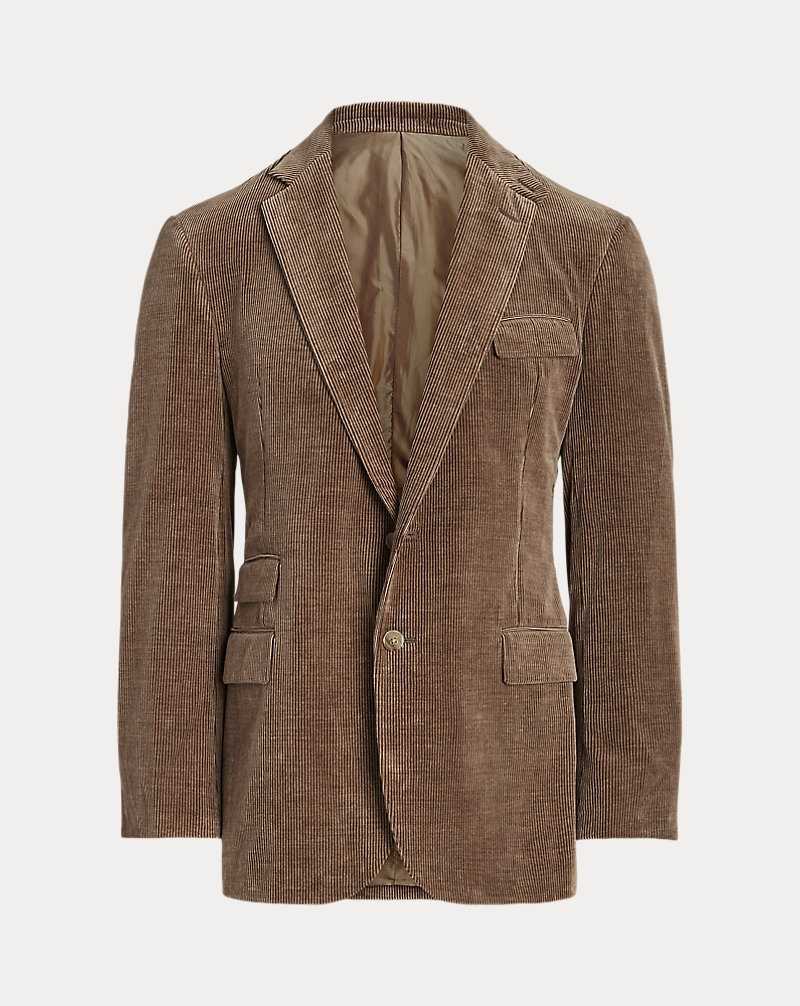 Blazers Ralph Lauren Kent Hand-Tailored Corduroy Hombre Taupe Heather | JEXILWY-12 - vista 2