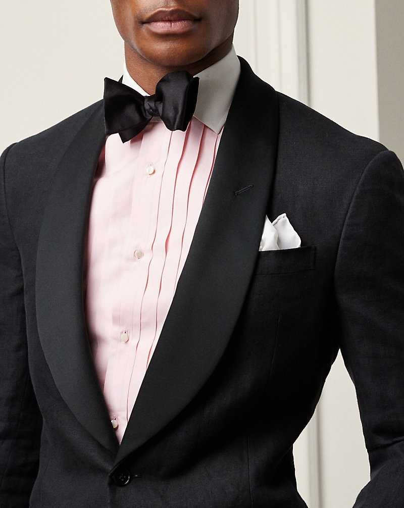 Blazers Ralph Lauren Kent Hand-Tailored Linen Tuxedo Hombre Negros | CGKWUEX-67 - vista 5