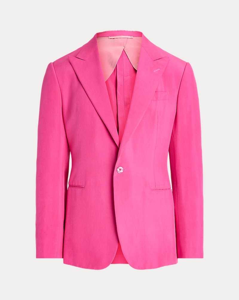 Blazers Ralph Lauren Kent Handmade Silk Shantung Hombre Rosas | KNXJPIM-73 - vista 2