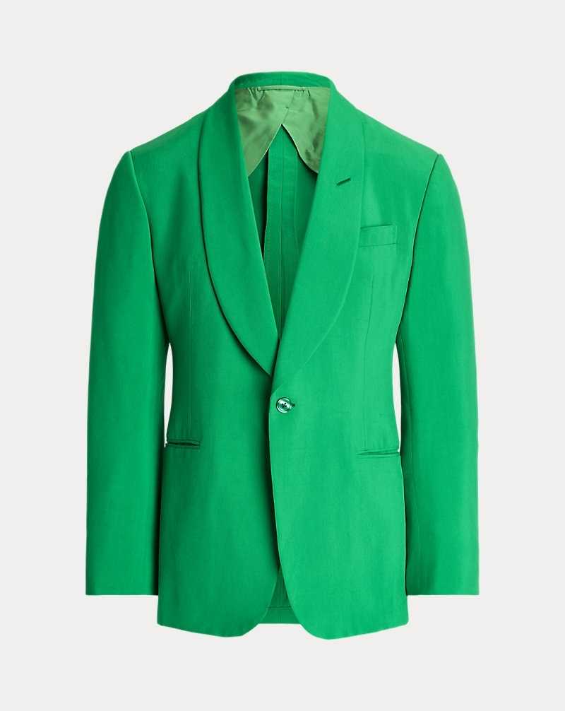 Blazers Ralph Lauren Kent Handmade Silk Shantung Hombre Verdes | PFMLDCZ-42 - vista 2