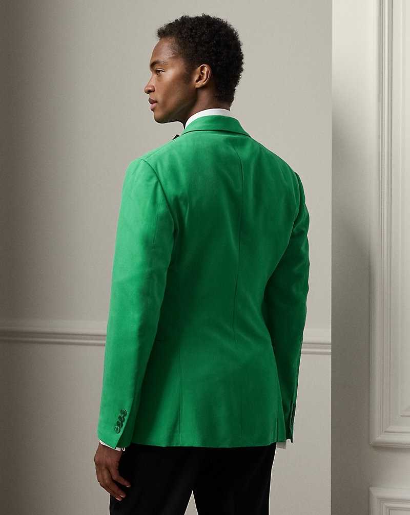 Blazers Ralph Lauren Kent Handmade Silk Shantung Hombre Verdes | PFMLDCZ-42 - vista 4