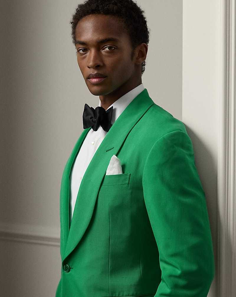 Blazers Ralph Lauren Kent Handmade Silk Shantung Hombre Verdes | PFMLDCZ-42 - vista 5