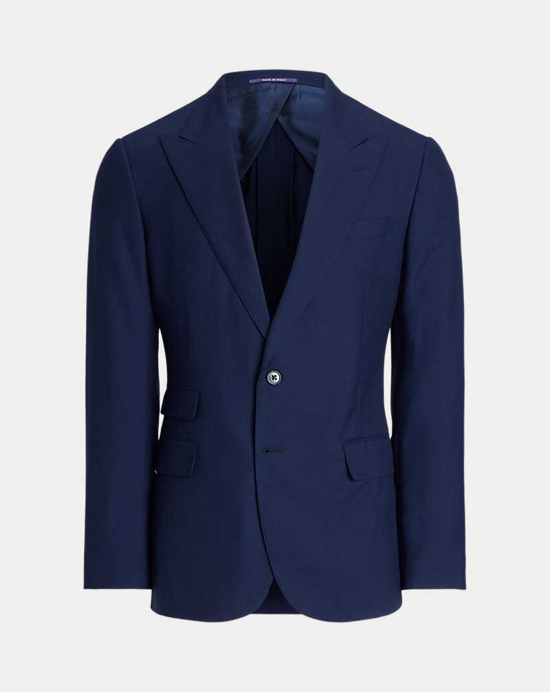 Blazers Ralph Lauren Kent Handmade Wool-Cashmere Hombre Azul Marino | TOEQKGM-91 - vista 2