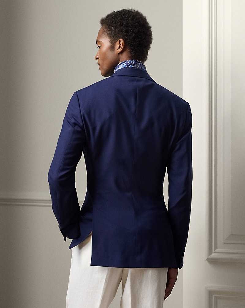 Blazers Ralph Lauren Kent Handmade Wool-Cashmere Hombre Azul Marino | TOEQKGM-91 - vista 4