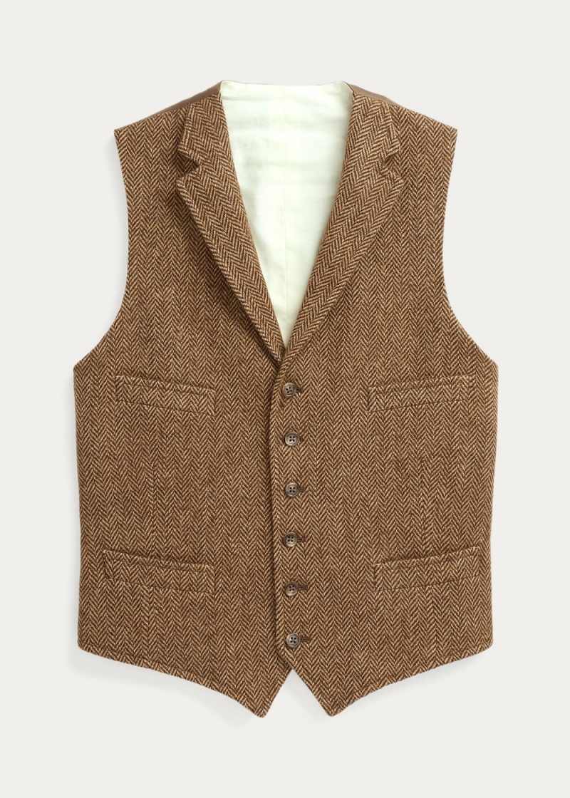 Blazers Lana Herringbone Vest Hombre Marrom | SBZG24356 - vista 4