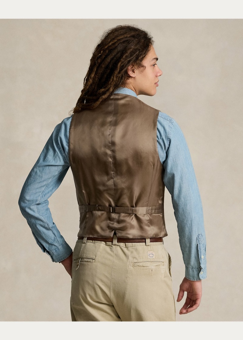 Blazers Lana Herringbone Vest Hombre Marrom | SBZG24356 - vista 6