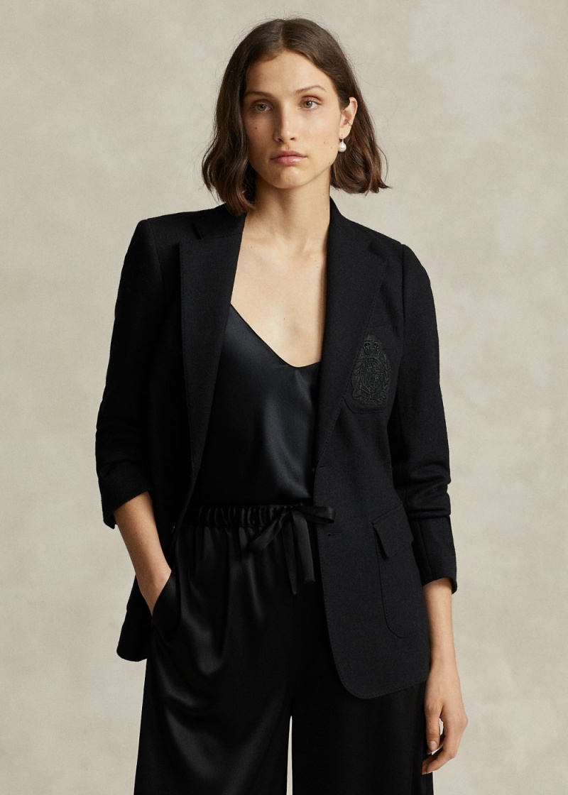 Blazers Logo-Crest Lana Mujer Negros | SMXZ89025 - vista 1