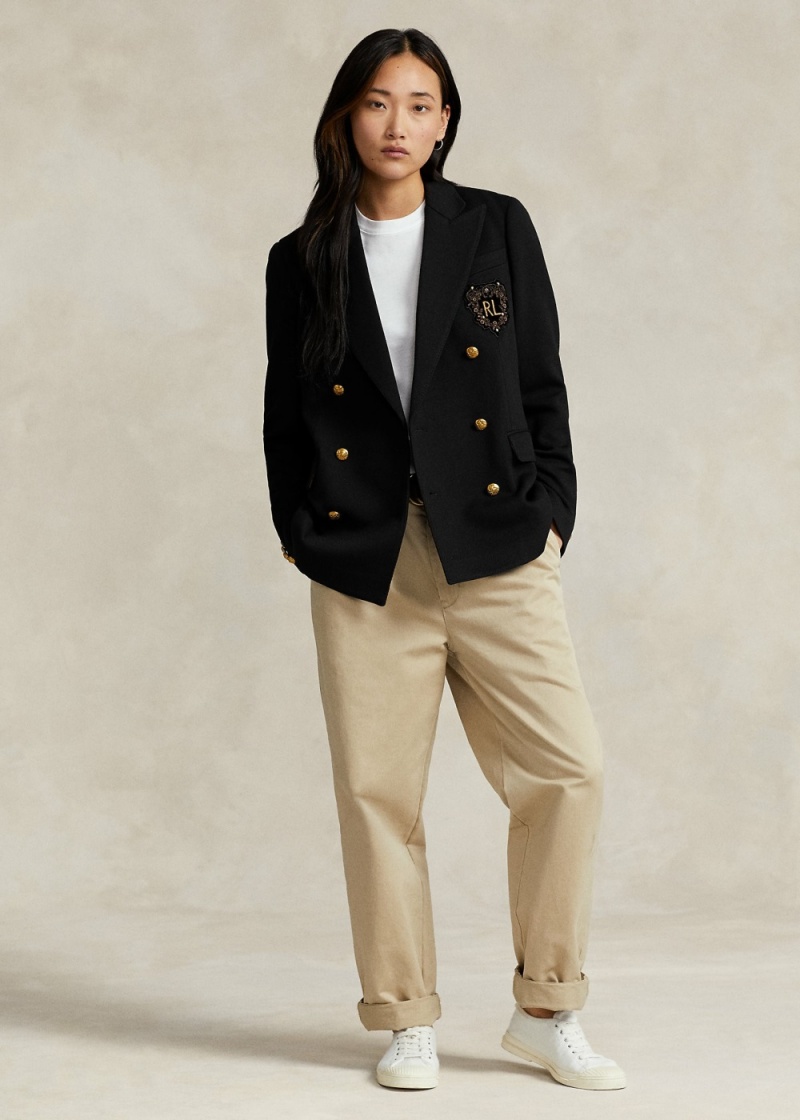 Blazers Lunar New Year Double-Knit Mujer Negros | BDFT21546 - vista 1