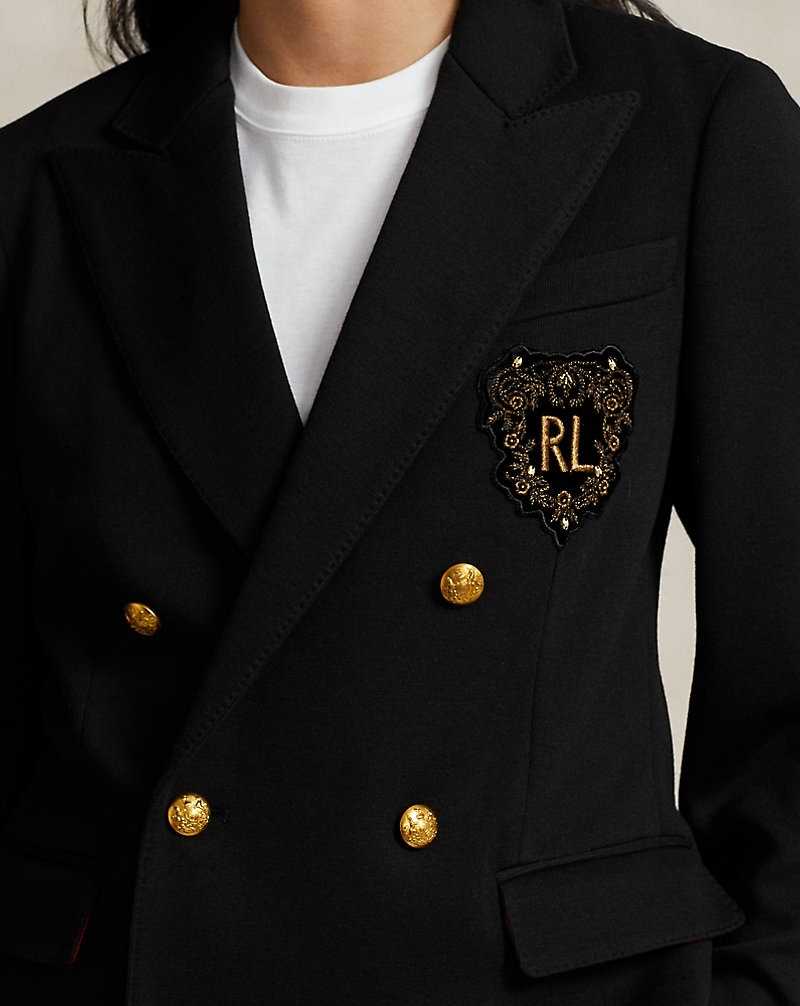 Blazers Ralph Lauren Lunar New Year Double-Knit Mujer Negros | XGYVSRI-58 - vista 5