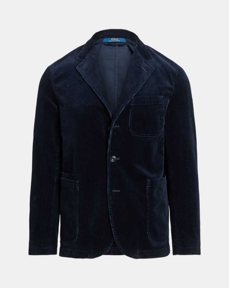 Blazers Ralph Lauren Modern Stretch Corduroy Hombre Azul Marino | TQDFSYI-02 - vista 2