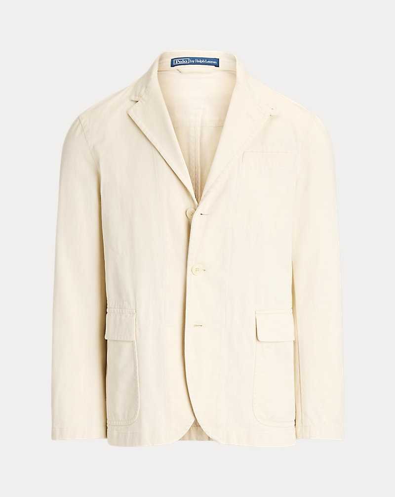 Blazers Ralph Lauren Modern Washed Twill Hombre Creme | OTSADIW-47 - vista 2