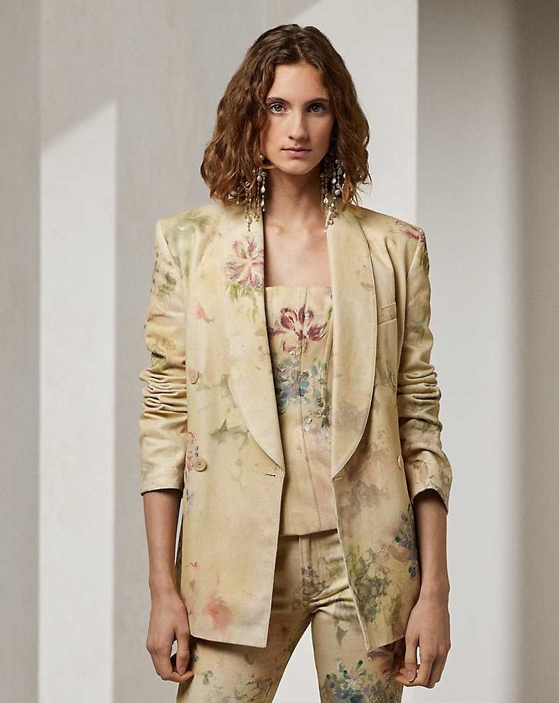 Blazers Ralph Lauren Nelson Floral Denim Mujer Faded Floral | INFXYLB-45 - vista 1