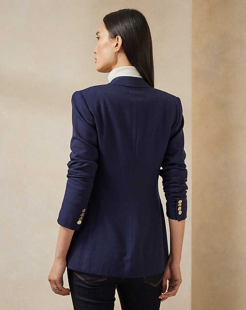 Blazers Ralph Lauren Parker Wool Crepe Mujer Azul Marino | MIOATES-59 - vista 4