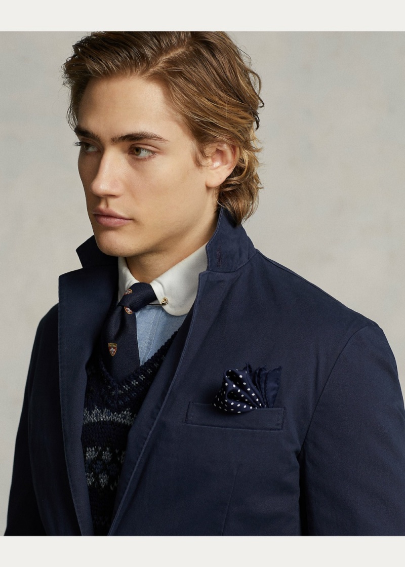 Blazers Polo Stretch Chino Suit Jackets Hombre Marrom | WCHD08931 - vista 2