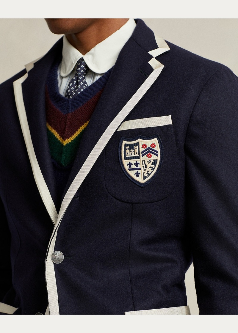 Blazers Polo Unconstructed Lana Cricket Hombre Azul Marino | CYSG69540 - vista 2